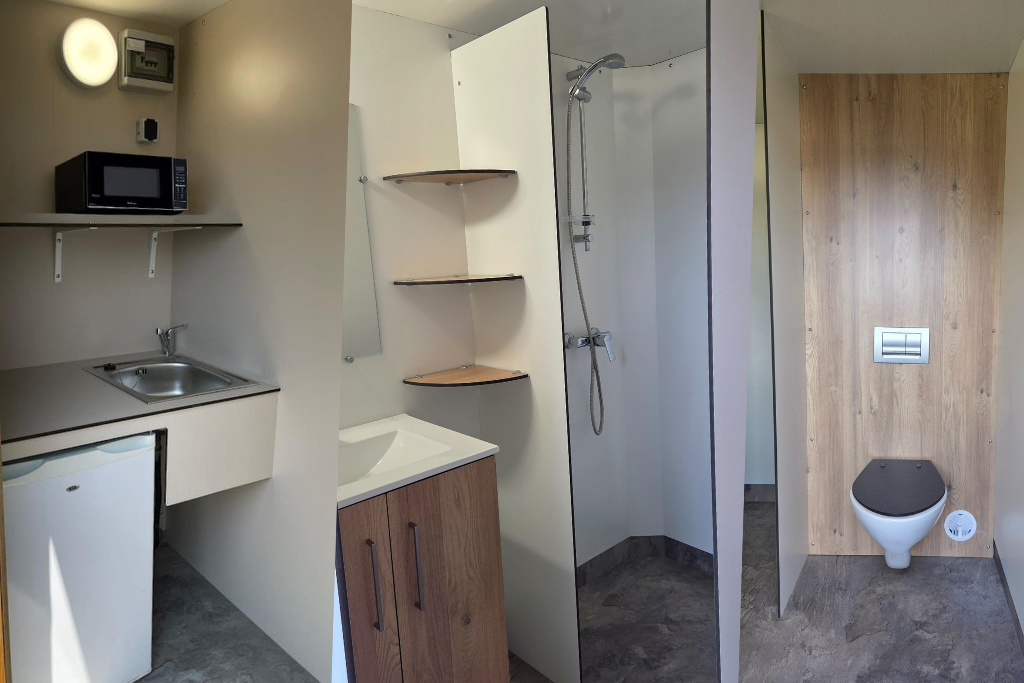 Emplacement sanitaire privatif Annecy camping individual sanitary